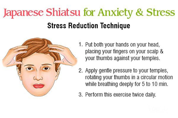 japanese shiatsu technique for stress reduction