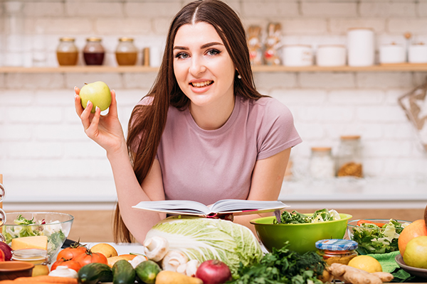 a well-balanced diet can help ensure hair health