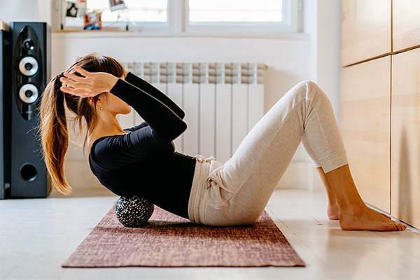 self-myofascial release for warming up before exercise