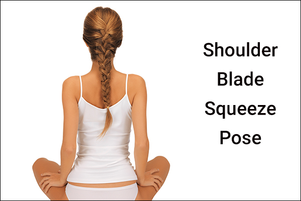 shoulder blade squeeze pose